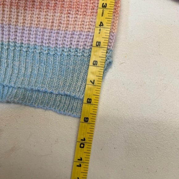 Oshkosh Baby Rainbow multi-color hoodie sweater sz12M EUC adorable! - Picture 7 of 9